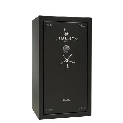 Franklin Series | 40 | Black Textured | Level 5 Security | 110 Minute Fire Protection - Fathers Day