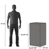 Dimensions 42.25"(H) x 24.25"(W) x 20"(D*)