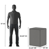 Dimensions 30.125"(H) x 24.125"(W) x 20"(D*)