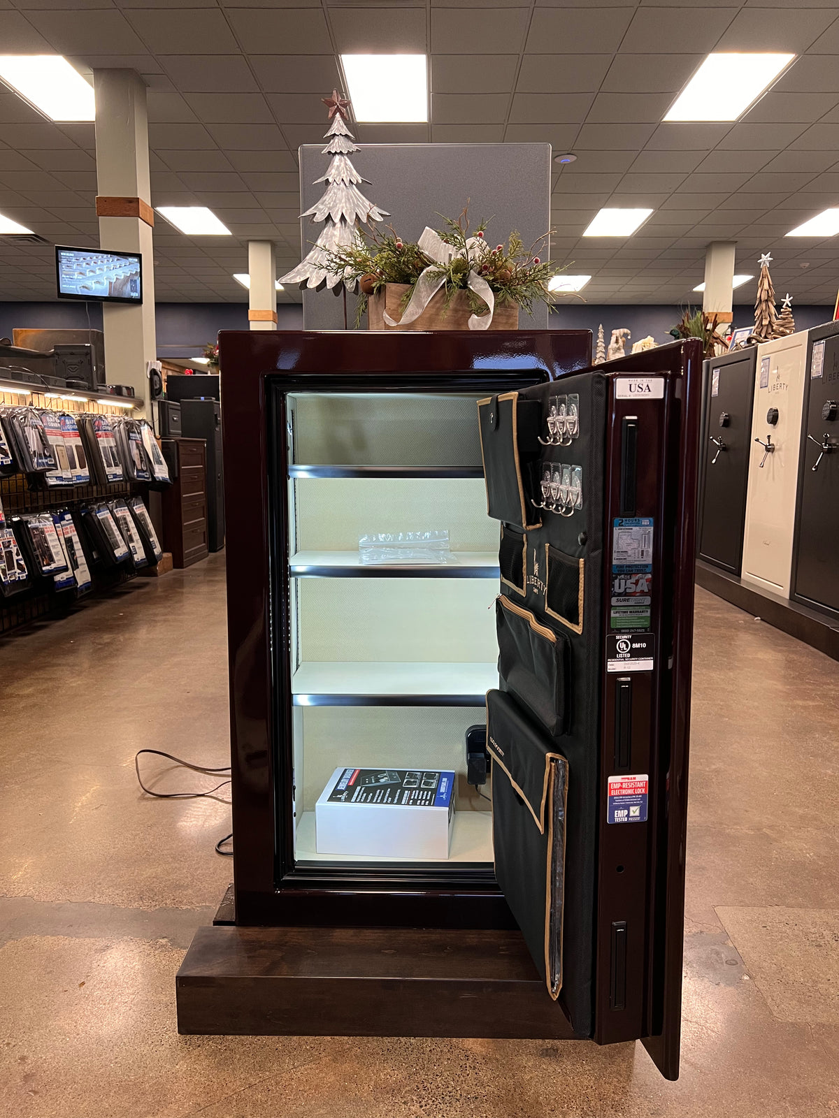 Premium Home 12 | Burgundy | Level 7 Security | 120 Minute Fire Protection (Clearance)