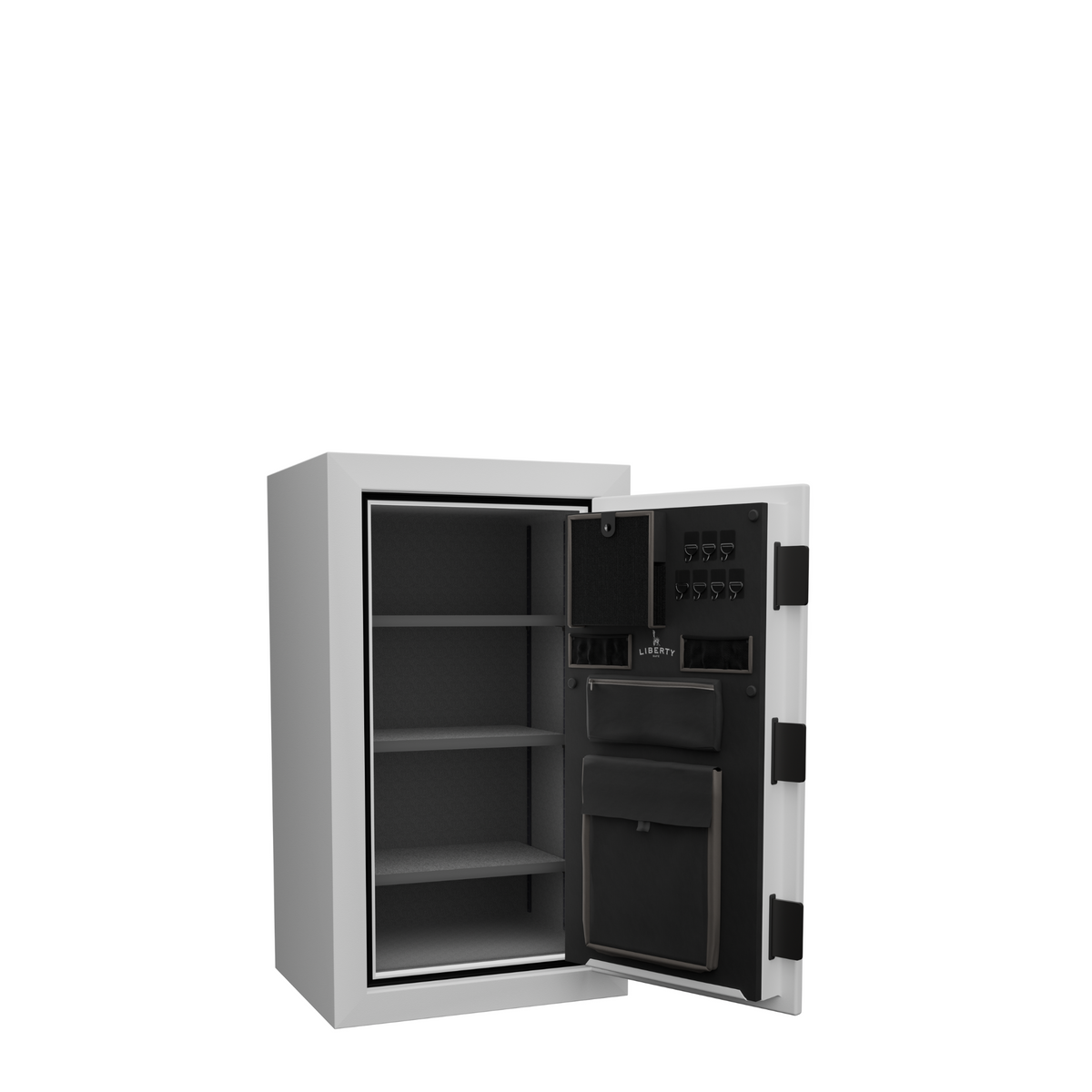 Liberty Home Safe | 12 | Limited Edition | Textured White | Level 2 Security | 60 Minute Fire Protection