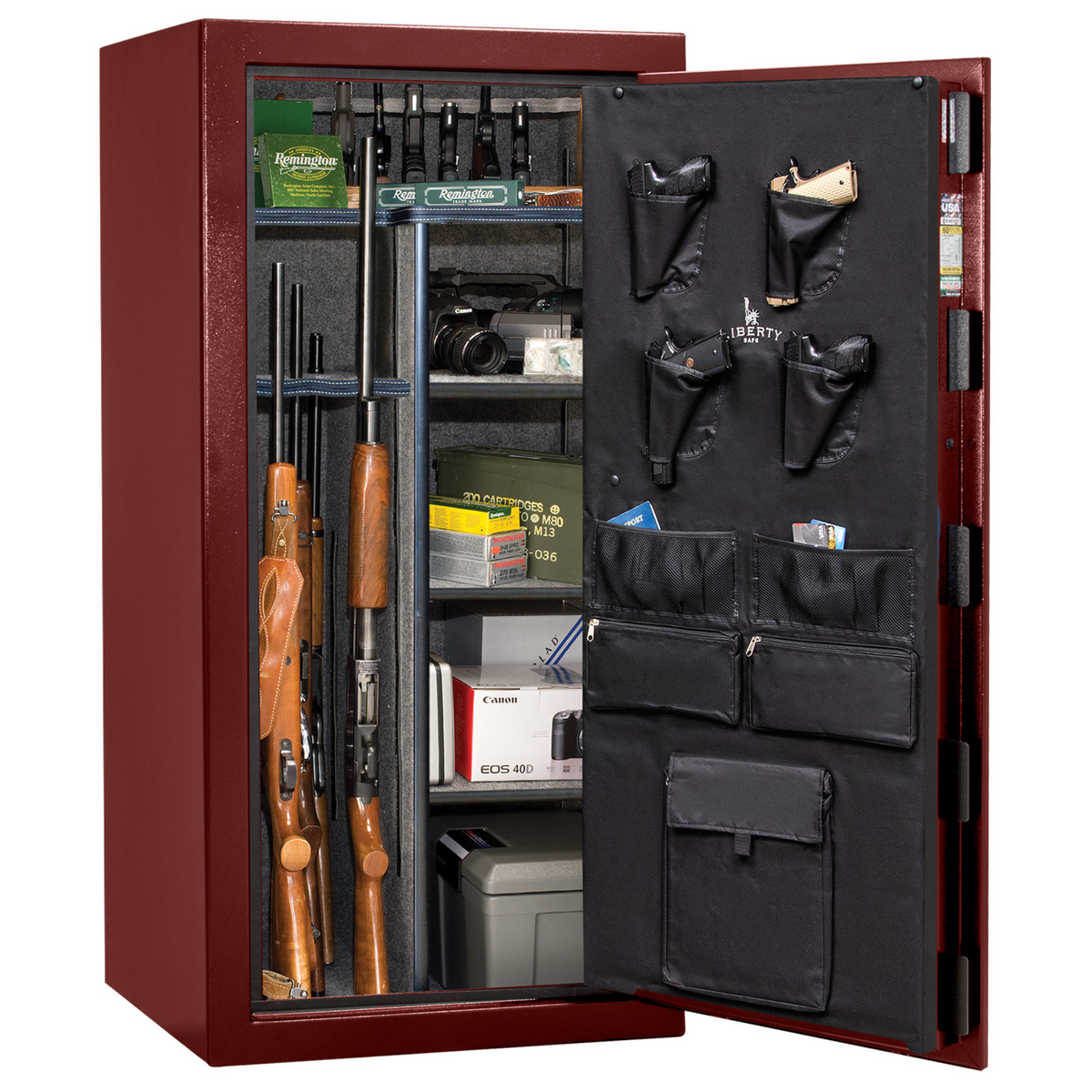 Liberty 47 Special Edition | Burgundy | Level 3 Security | 60 Minute Fire Protection