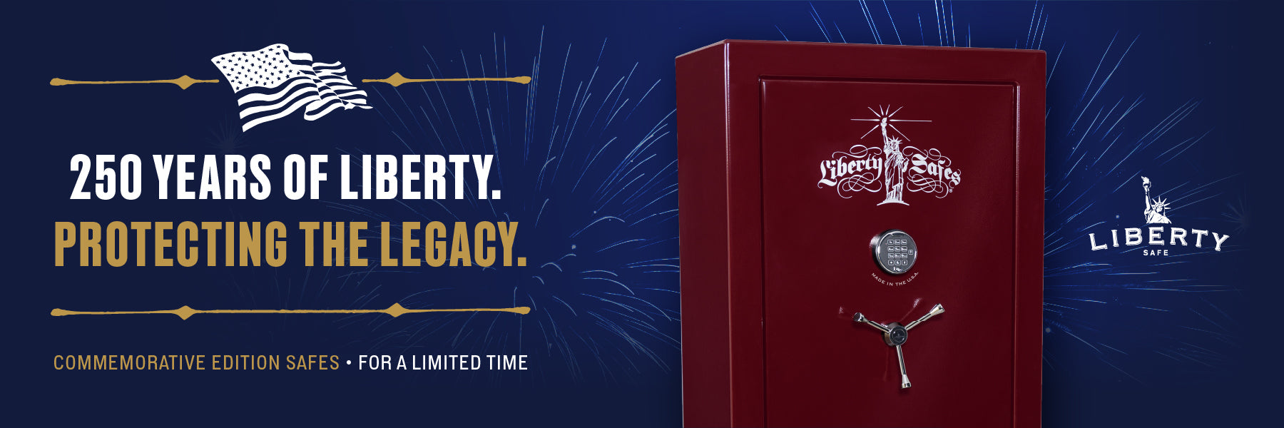 Liberty Safe 250 Years of Liberty commemorative collection