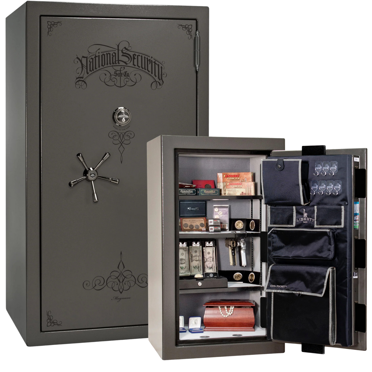 Magnum 50 Gray Marble BOGO Premium Home Safe 12 Gray Marble