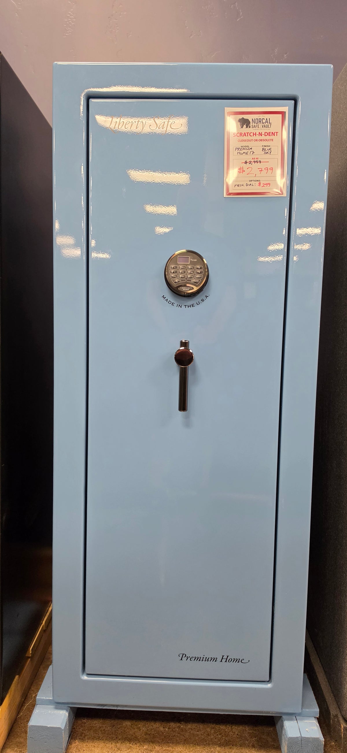 Liberty Premium Home Safe | 17 | Limited Edition | Azure Sky - Scratch n Dent