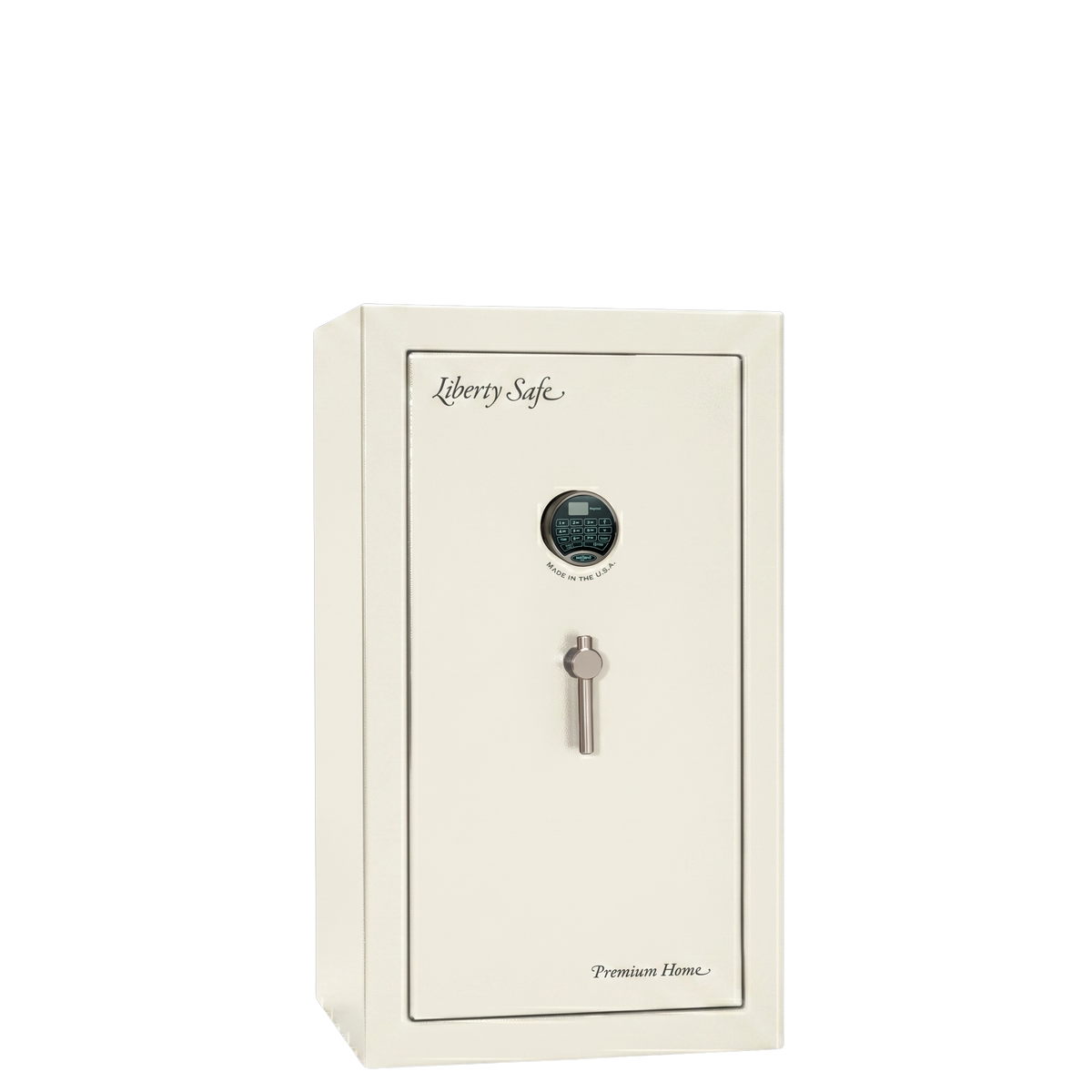 Premium Home Series | Level 7 Security | 2 Hour Fire Protection | 12 | Dimensions: 42"(H) x 24"(W) x 20.25"(D) | White Marble - Closed Door