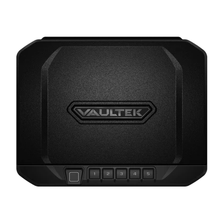 Vaultek biometric quick-access safe with fingerprint reader and keypad backup