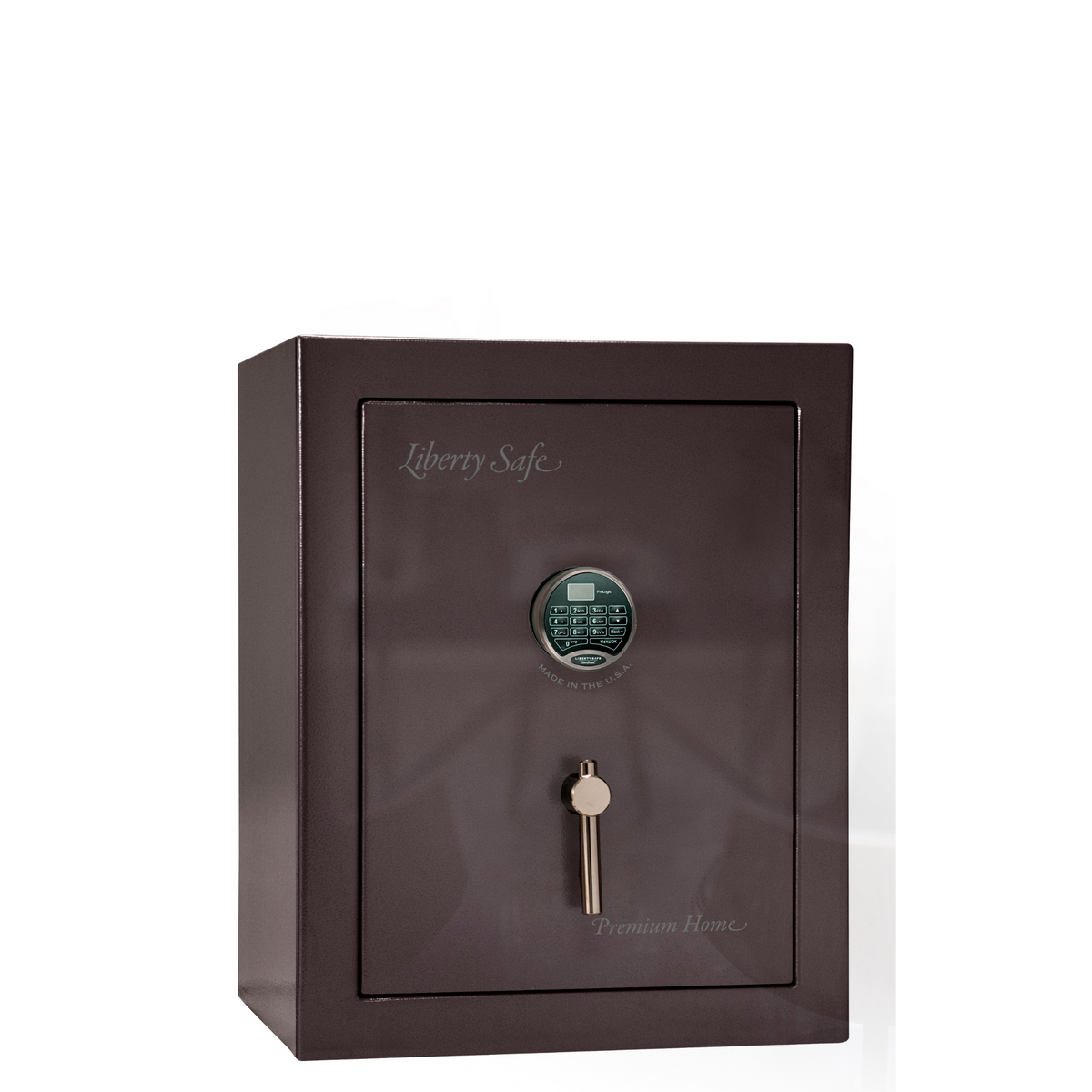 Premium Home Series | Level 7 Security | 2 Hour Fire Protection | 08 | Dimensions: 30&quot;(H) x 24&quot;(W) x 20.25&quot;(D) | Black Cherry Gloss - Closed Door
