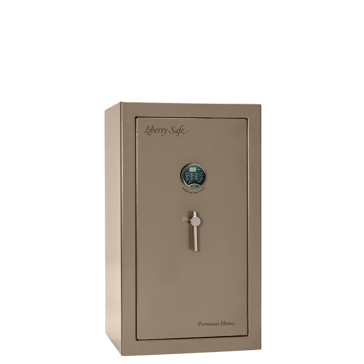 Premium Home Series | Level 7 Security | 2 Hour Fire Protection | 12 | Dimensions: 42&quot;(H) x 24&quot;(W) x 20.25&quot;(D) | Champagne Marble - Closed Door