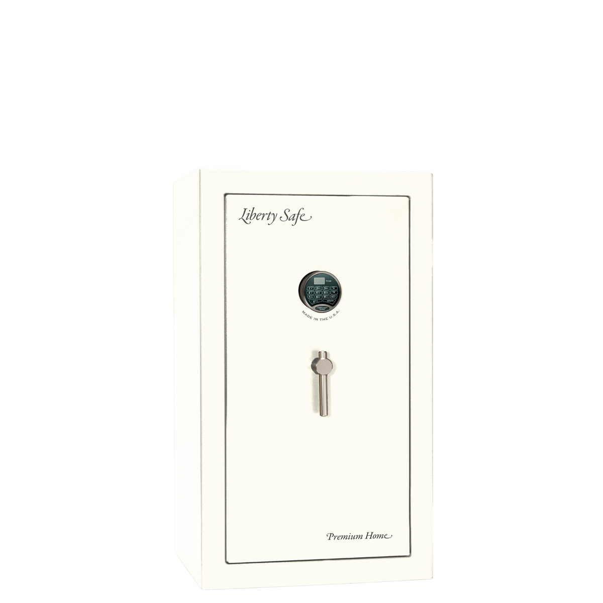 Premium Home Series | Level 7 Security | 2 Hour Fire Protection | 12 | Dimensions: 42&quot;(H) x 24&quot;(W) x 20.25&quot;(D) | White Marble - Closed Door